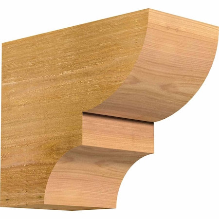 Ekena Millwork Ridgewood Rough Sawn Rafter Tail, Western Red Cedar, 6"W x 10"H x 12"L RFT06X10X12RID00RWR